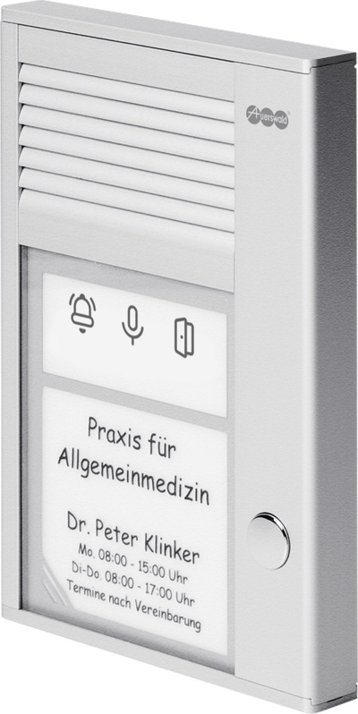 Interfon dere Auerswald TFS Dialog 211, analog, montim në mur, argjendtë