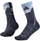 Çorape trekking BUFF Thermonet Crew 138869779, poliester, termoizoluese, blu e errët