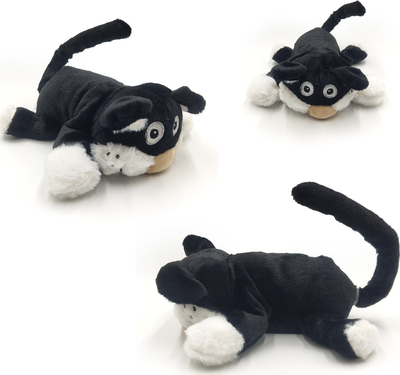 Lodër pelushi Thumbs Up Mad Monkey Chuckle Buddie Cat, interaktive, 12cm, shumëngjyrëshe