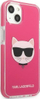 Futrollë telefoni Karl Lagerfeld Choupette Head KLHCP13MTPECPI, për iPhone 13 6.1", hardcase, fuchsia