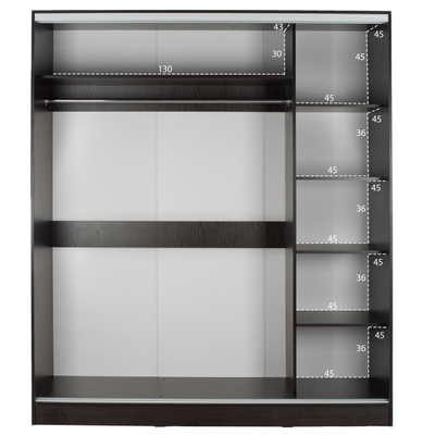 Tavolinë ngrënieje MANDY, MDF + finier, 220×90×75 cm (HM9303.02)