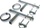 Set për montu antenën te oxhaku, rrip çeliku 5 m, për tuba 38–50 mm, i galvanizum