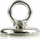 Magnet kërkimi neodymium, kapacitet 50kg, diametër 42mm, argjendtë