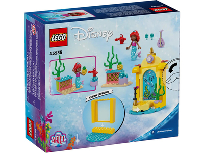 Lodër ndërtimi LEGO Disney 43235 Ariel, skenë muzikore nënujore, për fëmijë, shumëngjyrëshe