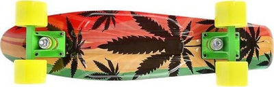 Pennyboard City Rubber Reggae, 22", полипропилен, дизајн Reggae, многуобоен