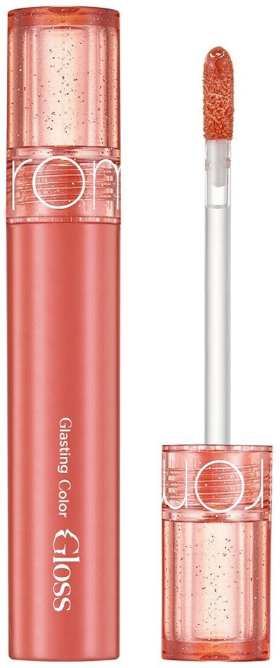 Lip gloss Rom&Nd Glasting Color Gloss 10 Apricot Sparkle, 4g, kajsi me shkëlqim