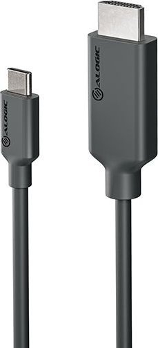 Kabllo ALOGIC Elements USB‑C në HDMI, 2m, 4K 60Hz, e zezë