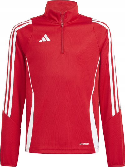 Bluzë sportive për fëmijë Adidas Tiro 24 Training Top Jr IR9361, AEROREADY, poliester i ricikluar, e zezë
