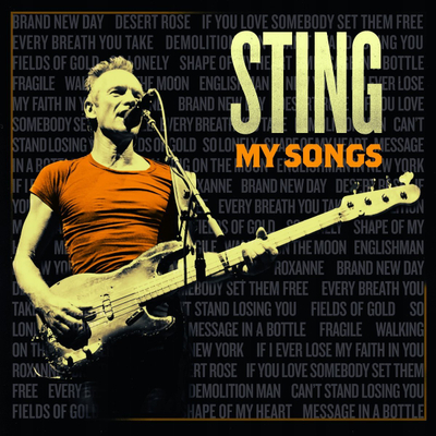 Vinyl LP Sting My Songs, album përmbledhje, 2 disqe, i zi