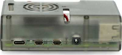 Mbështjellëse me ventilator OEM për Raspberry Pi 4B, transparente