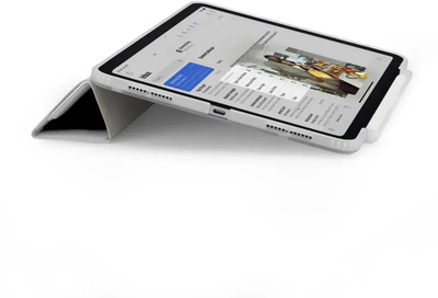 Mbrojtëse tablet Pipetto Origami No3 Pencil Case iPad Pro 11 M4 M5, me mbajtëse për stylus, e bardhë