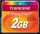Kartë memorie Transcend CompactFlash 133x TS2GCF133, 2GB, portokalli