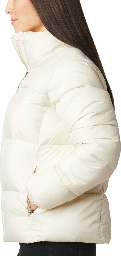 Xhaketë dimri Columbia Puffect Jacket W, për goca, e bardhë