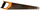 Sharrë dore Classic Hand Saw, 400mm, 11 dhëmbë për inç, portokalli