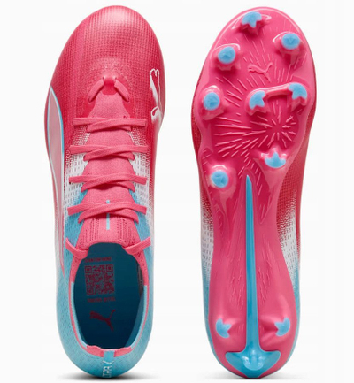 Këpucë futbolli Puma Ultra 6 Match, për të rritur, për fushë të fortë, blu