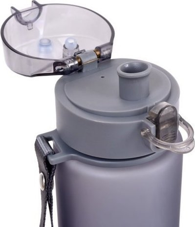 Shishe uji Casno Missouri, 560ml, tritan, gri