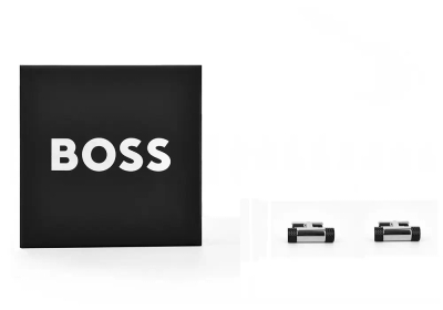 Spinka këmishë Boss 50544141, bronz, argjend me të zezë
