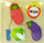 Lodër prerëse perimesh druri Leantoys, set 4 copë, shumëngjyrësh