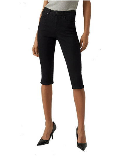 Pantallona të shkurtë VERO MODA VMJUDE Slim Fit, të zi