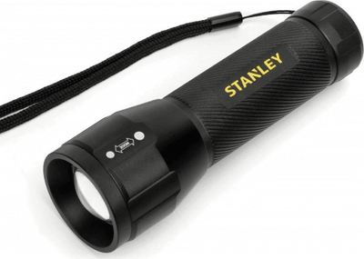 Dritë dore Stanley Aluminum Flashlight 65427, LED 380lm, trup alumini, e zezë