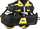 Sedilje pune Petzl Podium S071AA00, e zezë me të verdhë