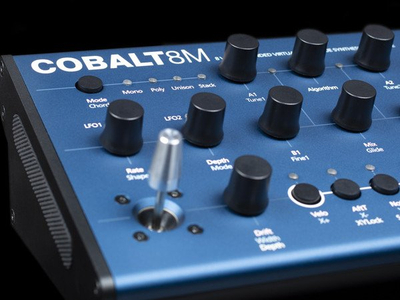 Sintетизатор Modal Electronics Cobalt 8M, 8 гласа, компактен, син