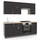 Set kuzhine Melaminë, anthracite + banak “mermer” beige, 200×47×84,8 cm (HM2470.11), bezhë