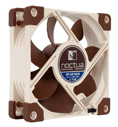Ftohës Noctua NF-A8 ULN, 8 cm, i bronztë / bezhë