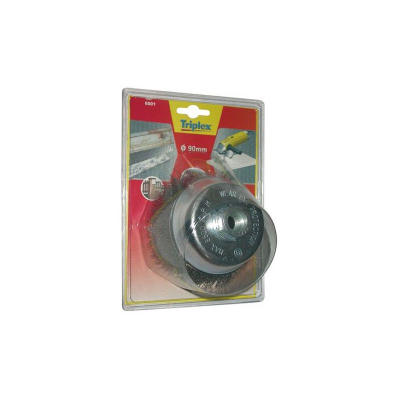 Furçë prerëse Triplex XT20252006001, 90mm, fije teli M14, ngjyrë argjendtë