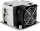 Ftohës procesori Silverstone XE02-3647S, 6 cm, për socket 3647, alumini i zi