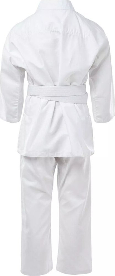 Kimono karate për kalamaj IQ Cross The Line Kimiasi 1.0 Jr, pambuk 100%, i bardhë