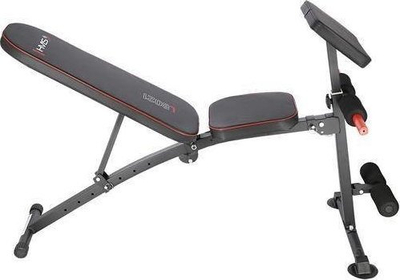 Stol multifunksional fitnes HMS L8021, kapasitet 150kg, i kuq e zi