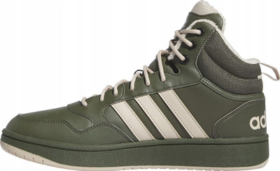 Atlete basketbolli Adidas Hoops 3.0 Mid Wtr, të larta, për dimër, jeshile