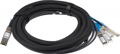 Kabllo rrjeti StarTech QSFP4SFP10C5, 5m, 40Gbps, e zezë
