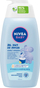 Xhel dushi dhe shampo për bebe Nivea Baby 2in1, me vaj bajameje, 500ml, i kaltër