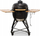 Grill qeramik Kamado BONO Media Classic, 20", BBQ smoker dhe furrë, i zi