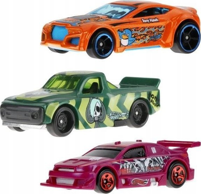 Set makina lodër Hot Wheels, 3 copë die-cast, ngjyra të përziera