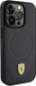 Mbrojtëse telefoni Ferrari Carbon Metal Logo me MagSafe, për iPhone 15 Pro, e zezë
