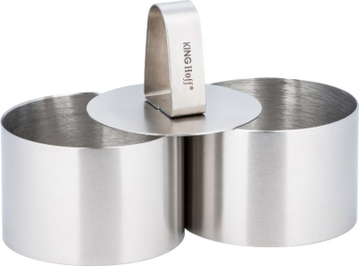 Сет калапи за кујна KingHoff KH-4610, нерѓосувачки челик, 2 парчиња, сребрена боја