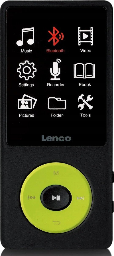 MP4 плеер Lenco Xemio 860, 8GB, Bluetooth, зелен