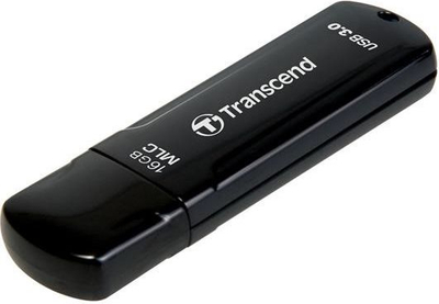 USB Transcend JetFlash 750, 16 GB, e zezë