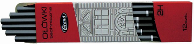 Set lapsa Grand HB, 12 copë, grafit, ngjyrë natyrale