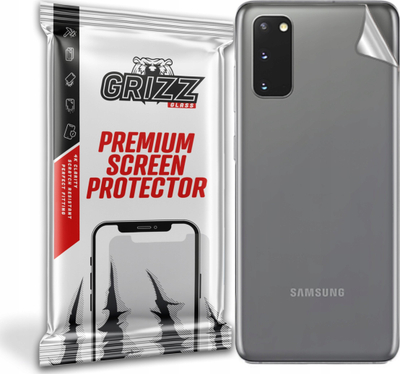 Folie mbrojtëse e pasme GrizzGlass për Samsung Galaxy S20, UltraSkin, transparente