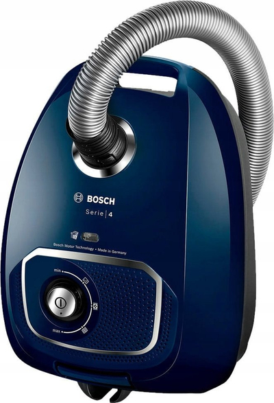 Fshesë me korent Bosch BGLS4X200, me qese, filtër i mirë, blu e errët
