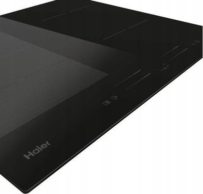 Pjatë gatimi me induksion Haier Series 4 HAFRSJ64MC, 59cm, me butona me prekje, e zezë