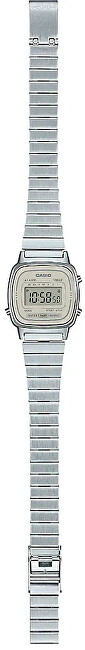 Orë dore për femra Cassio Collection Vintage Mini LA670WEA-8AEF, e argjendtë