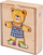Puzzle druri Smily Play Bear Boy, 18 pjesë, kuti druri, shumëngjyrësh