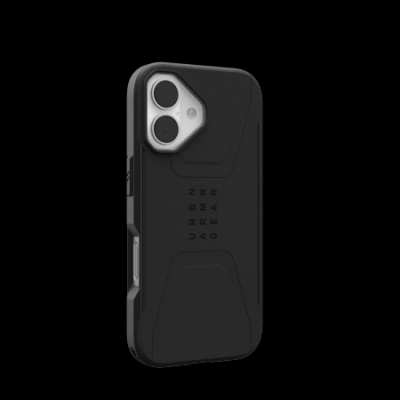 Maskë telefoni Urban Armor Gear Civilian MagSafe për iPhone 17, 6.3", e zezë
