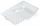 Futëse për tabaka boje Anza 624118, set 2 copë, 18 cm, transparente