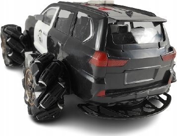 Makina e policisë me telekomandë Gazelo G162300, Off Road, rrotullim 360°, me drita